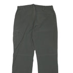 TREVOLUTION Mens Polyester Blend Grey Regular Fit Straight Leg Trousers W30 L28