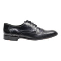 LLOYD Brogue Shoes Black Leather Mens UK 9