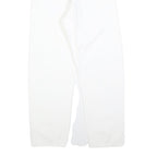 CARHARTT Womens Cotton Blend White Relaxed Straight Trousers W28 L30 Zip Casual