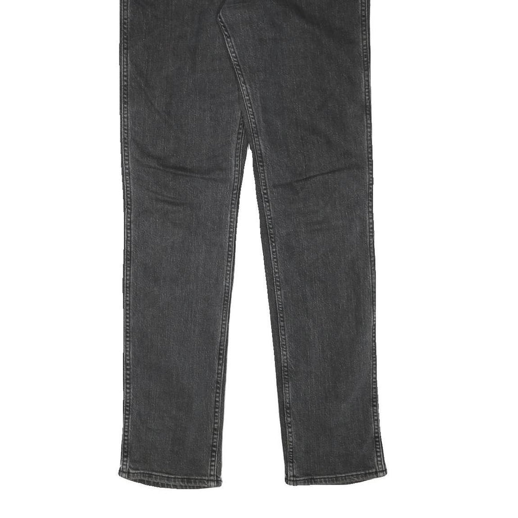 LEVI'S Line 8 Mens Slim Black Denim Jeans W30 L33 Zip Closure Stylish Fit