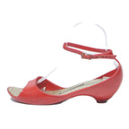 MELISSA Womens Red Ankle Strap Sandals Synthetic UK 4 Stylish Comfortable