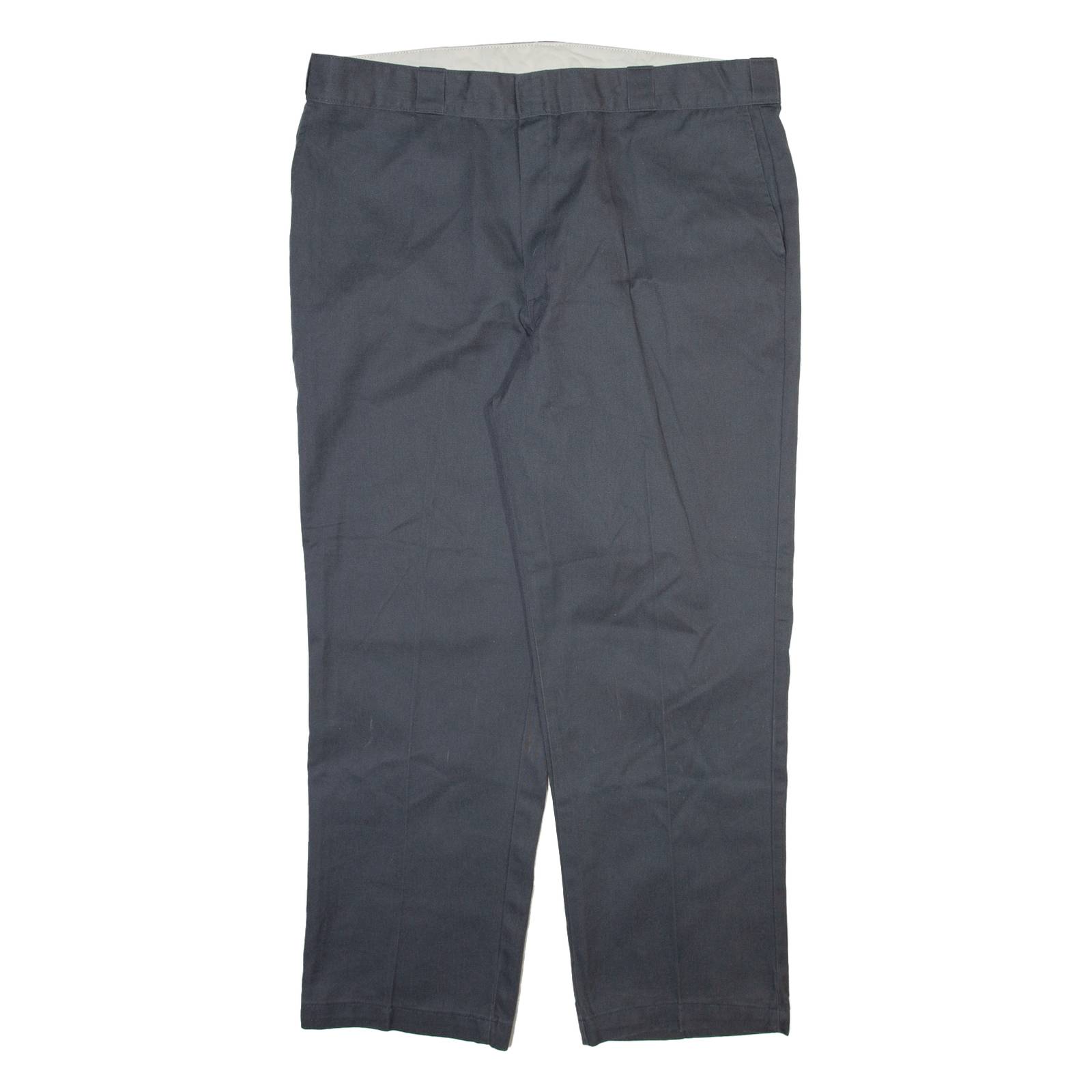 DICKIES Mens Trousers Grey Regular Straight W42 L30