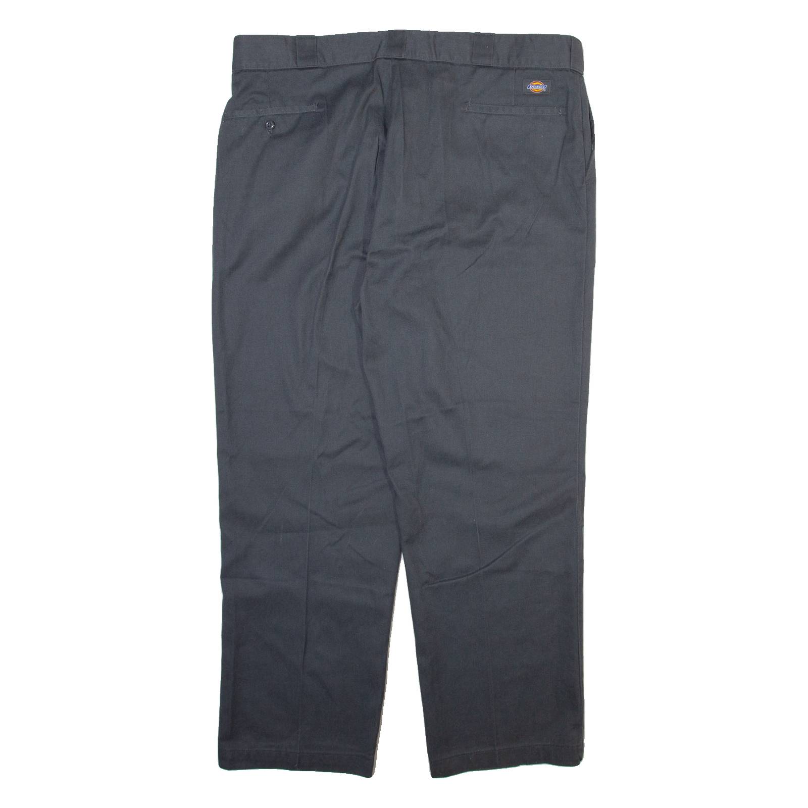 DICKIES Mens Trousers Grey Regular Straight W42 L30