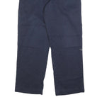 DICKIES Mens Cotton Blend Navy Regular Straight Leg Trousers W34 L30 Workwear