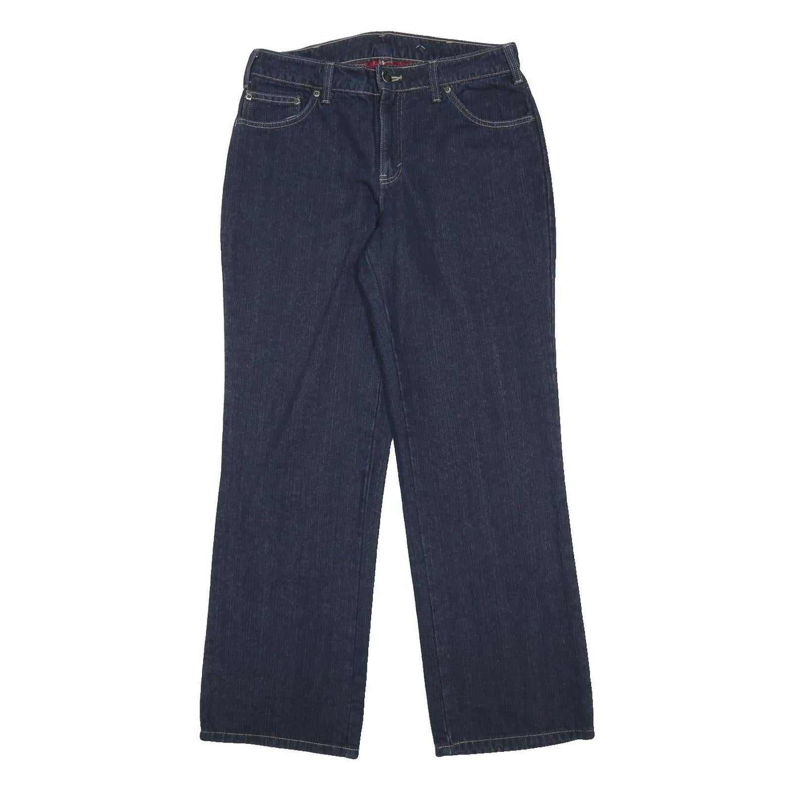 DICKIES Womens Blue Relaxed Straight Denim Cotton Medium W31 L31 Workwear Casual