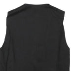 Womens Black Linen Blend Floral Button Jacket XXS Lightweight Relaxed Fit