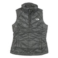 THE NORTH FACE Womens Black Insulated Sleeveless Jacket S Polyester Blend