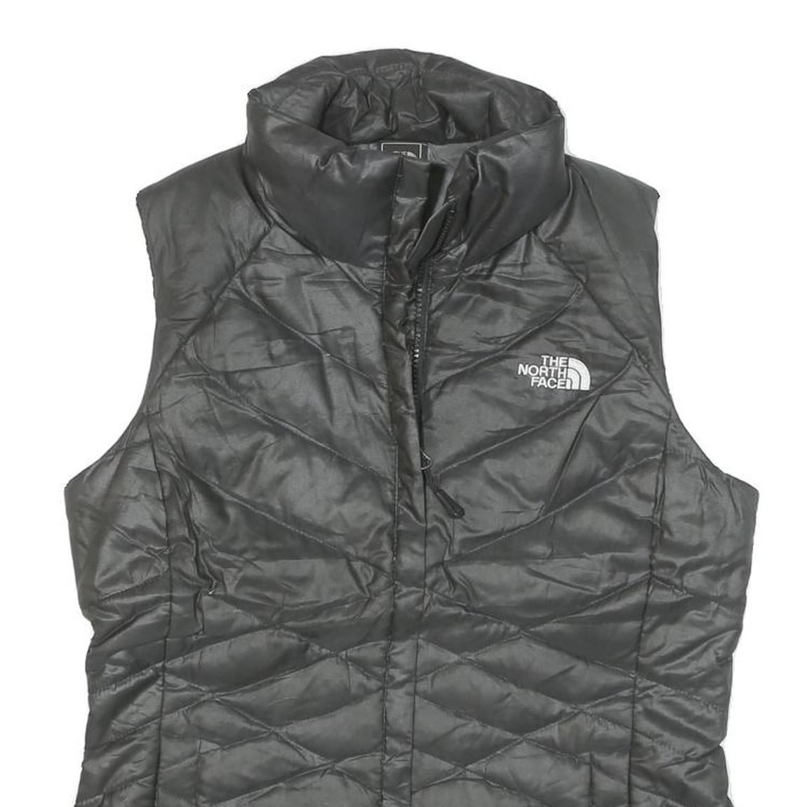 THE NORTH FACE Womens Black Insulated Sleeveless Jacket S Polyester Blend