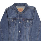 LEVI'S Mens Blue Denim Cotton Button Jacket M Classic Casual Stylish