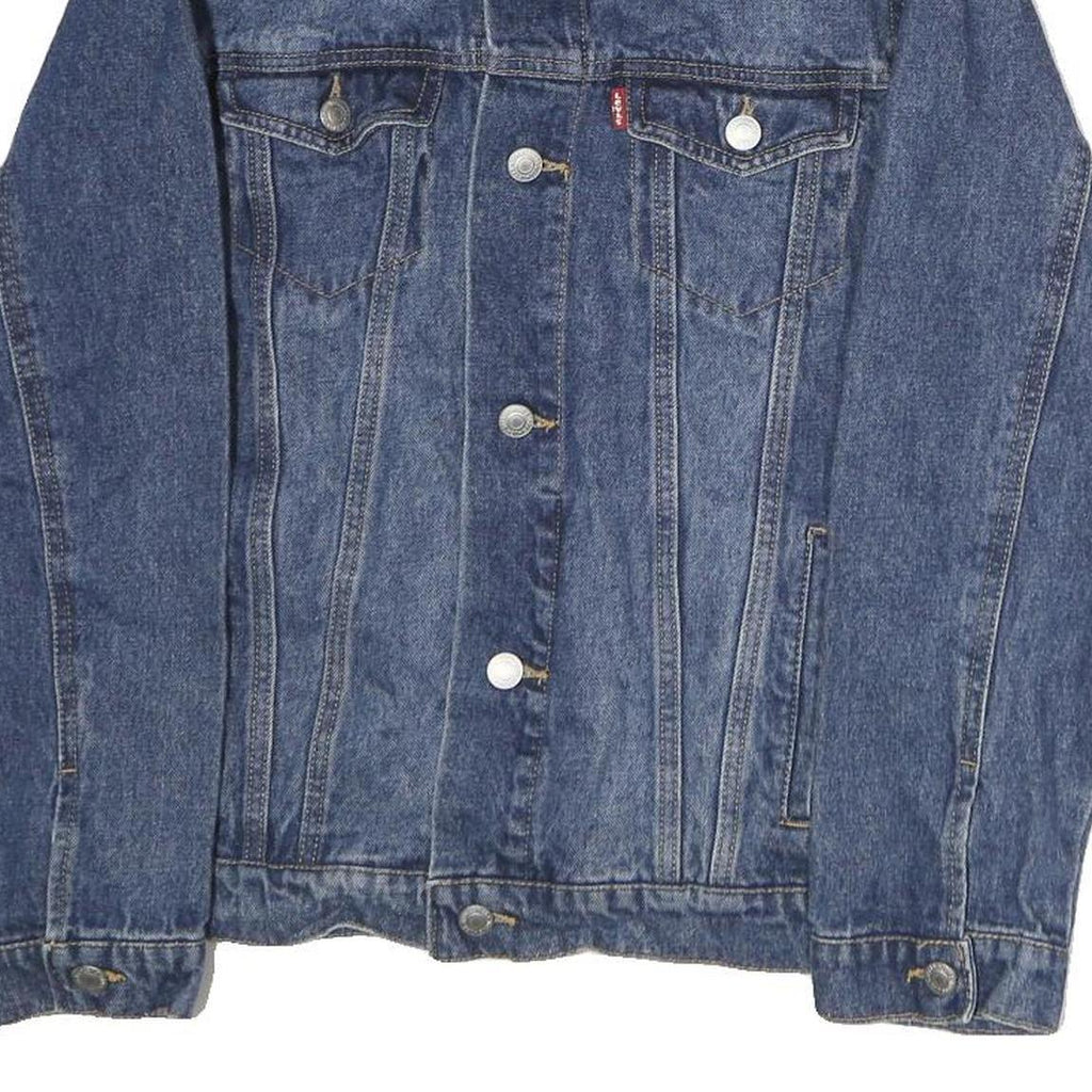 LEVI'S Mens Blue Denim Cotton Button Jacket M Classic Casual Stylish