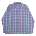 CALVIN KLEIN Womens Shirt Blue Check Long Sleeve M