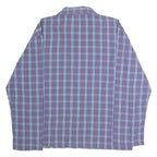 CALVIN KLEIN Womens Shirt Blue Check Long Sleeve M