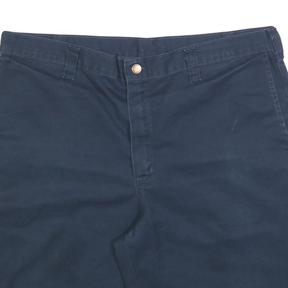 DICKIES Mens Shorts Navy Blue Casual L W36 Workwear Relaxed Fit