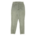 BLUE WAY Womens Jeans Grey Slim Skinny Denim Medium W24 L30 Classic Fit Zip