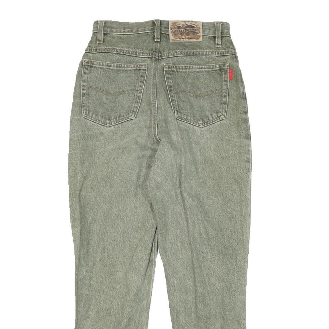 BLUE WAY Womens Jeans Grey Slim Skinny Denim Medium W24 L30 Classic Fit Zip