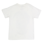 TUPAC Mens White Graphic T-Shirt M Short Sleeve Crew Neck Cotton Comfort