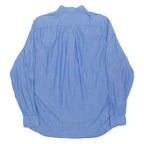 NAUTICA Classic Fit Mens Plain Shirt Blue Long Sleeve M