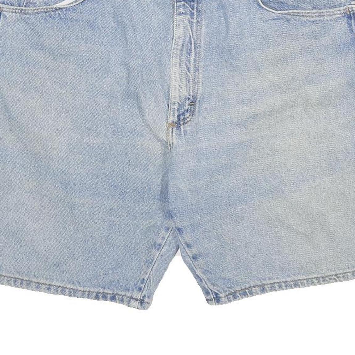 WRANGLER Mens Denim Blue Casual Shorts XL W34 Cotton Blend Classic Fit