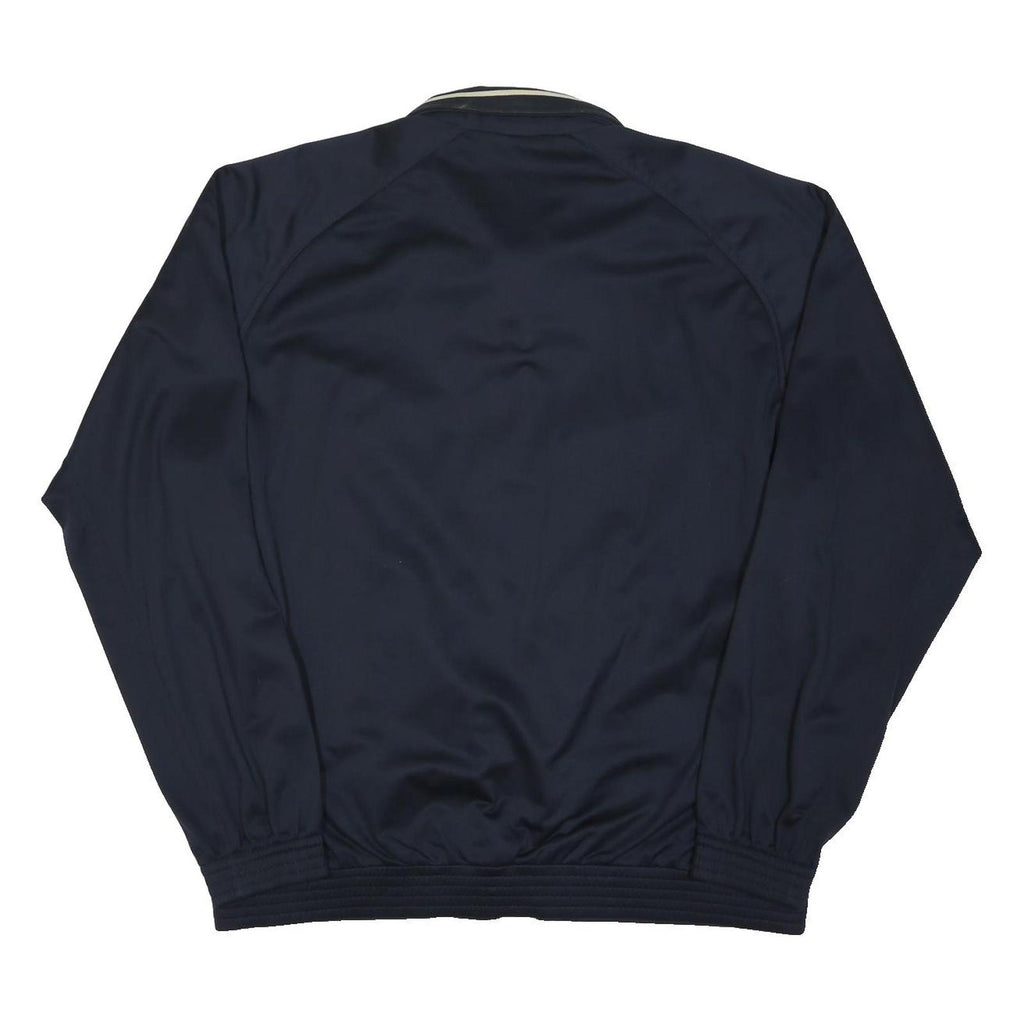 CHAMPION Mens Navy Blue Zip Jacket 2XL Polyester Blend Plain Sportswear Casual