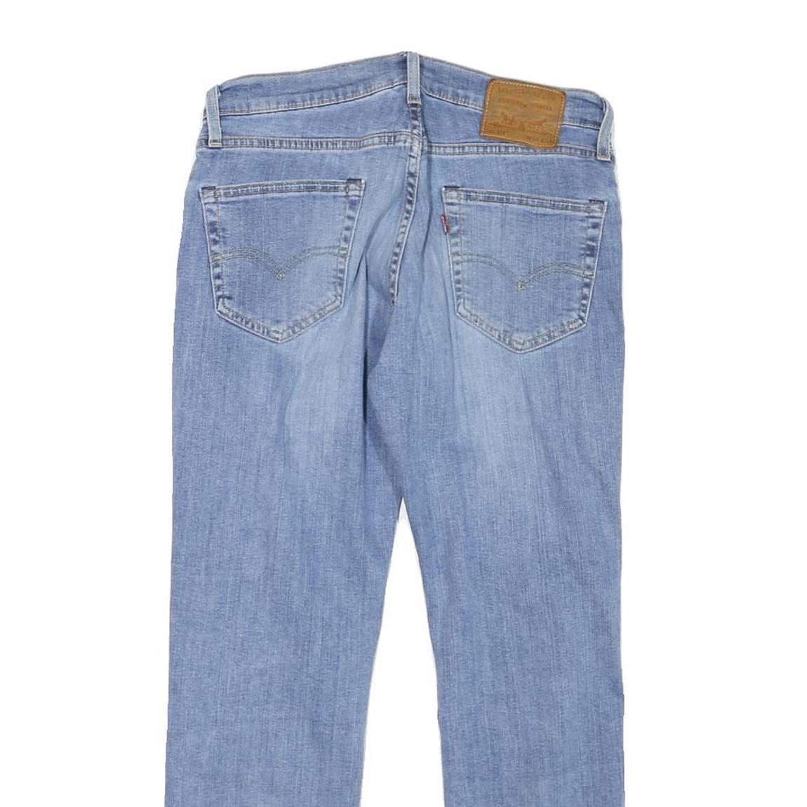 LEVI'S 511 Slim Mens Jeans Blue Slim Denim Medium W28 L26 Classic Fit Zip