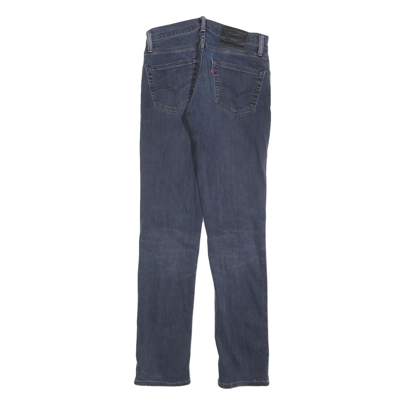 LEVI'S 511 Slim Mens Jeans Blue Slim Straight Denim Medium W28 L32 Stylish