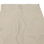WRANGLER Mens Shorts Beige Casual XL W34 Cotton Blend Workwear Relaxed Fit