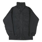 COLUMBIA Mens Black Outdoor Jacket S Polyester Blend Plain Zip Warm Lightweight