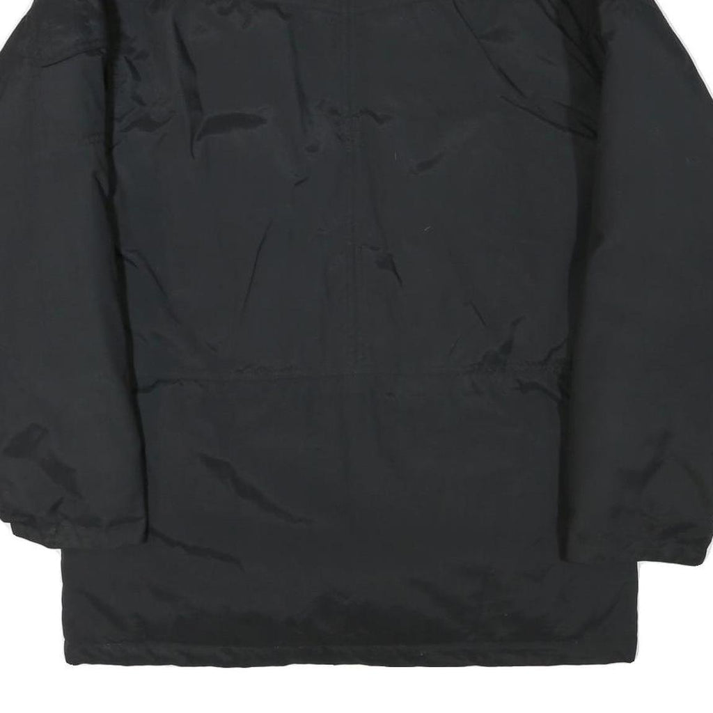 COLUMBIA Mens Black Outdoor Jacket S Polyester Blend Plain Zip Warm Lightweight