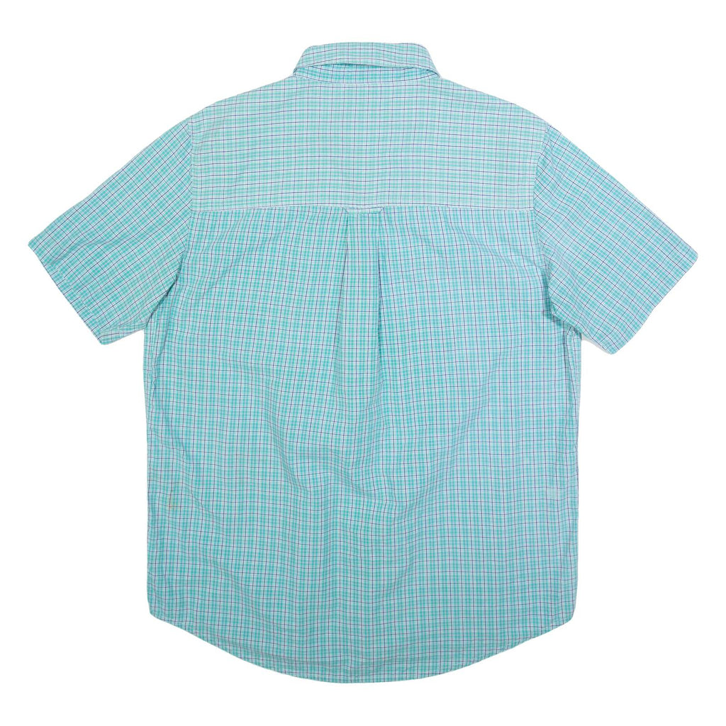 CHAPS Mens Shirt Blue Check M