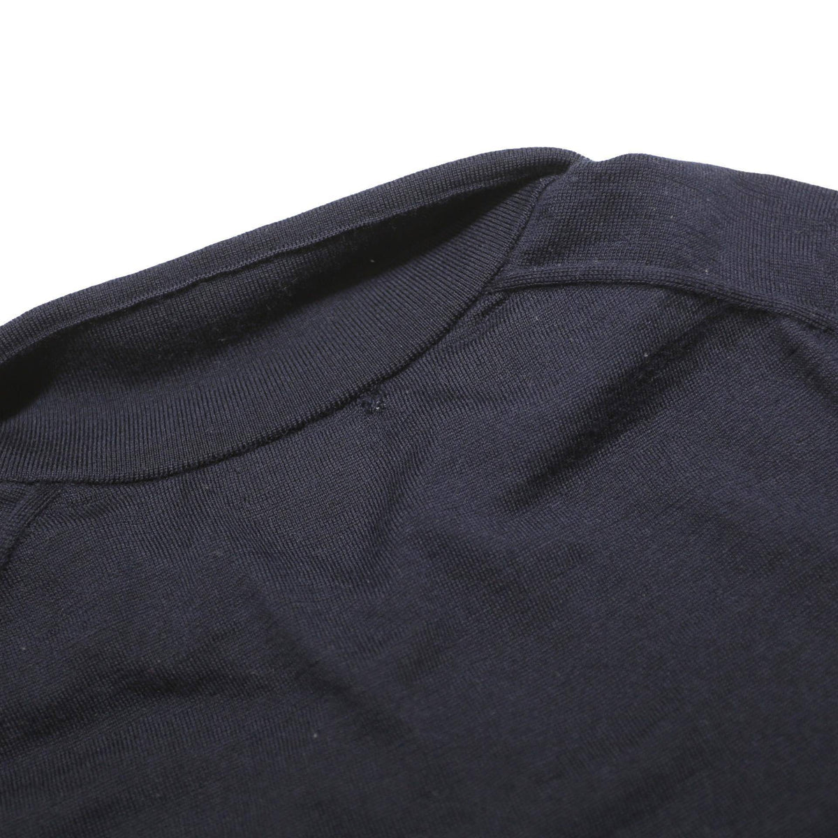 REISS Mens Black Wool Plain Pullover Zip Neck Basic Knit S Smart Casual Jumper