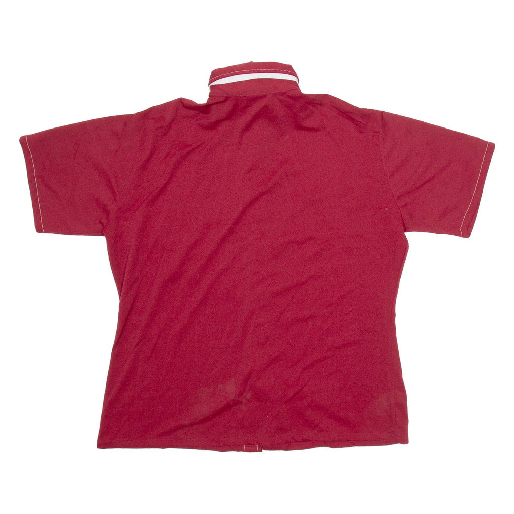 WRANGLER Womens Plain Shirt Red L