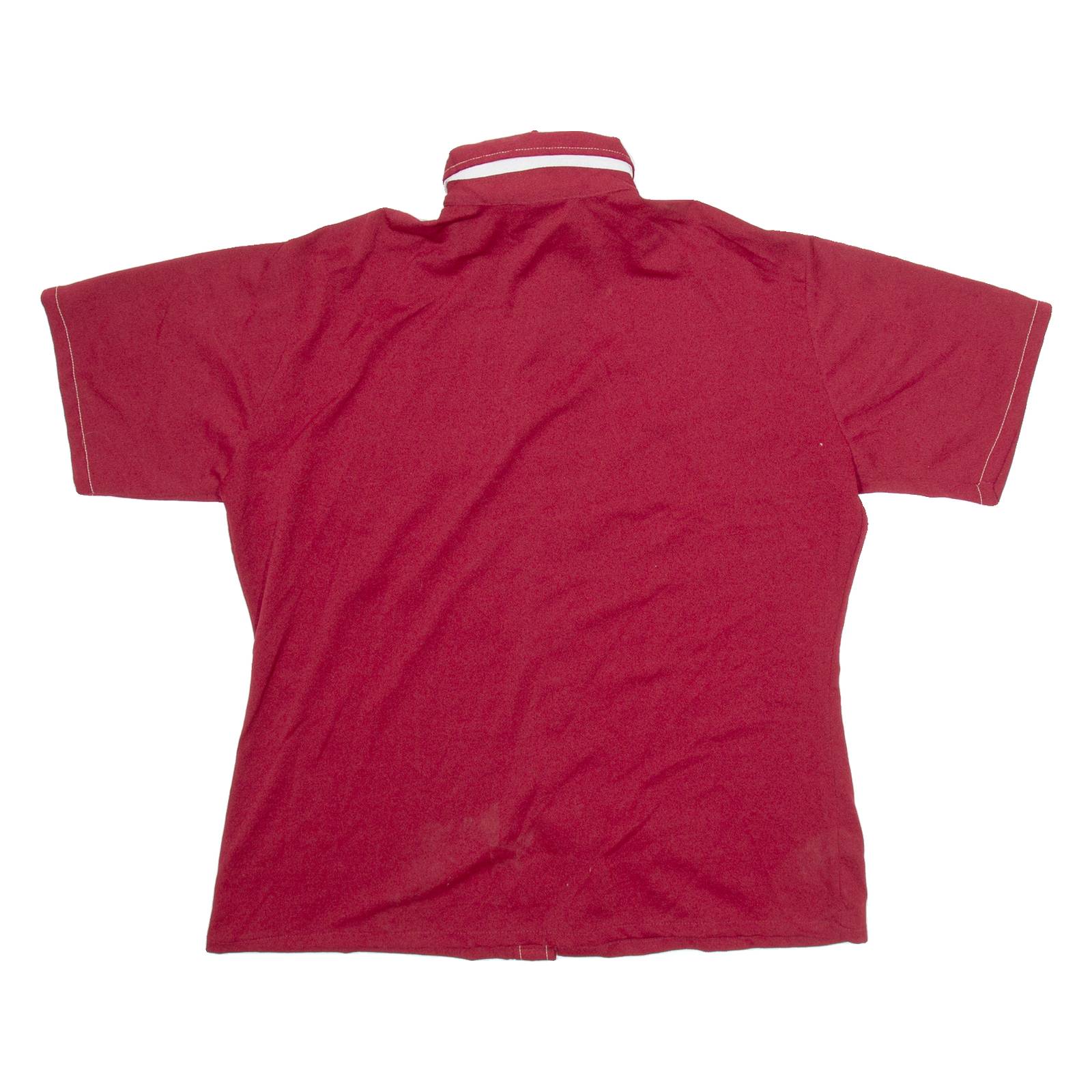 WRANGLER Womens Plain Shirt Red L