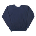 J E MORGAN Mens Navy Blue Sweatshirt Crew Neck L Casual Cotton Blend Pullover