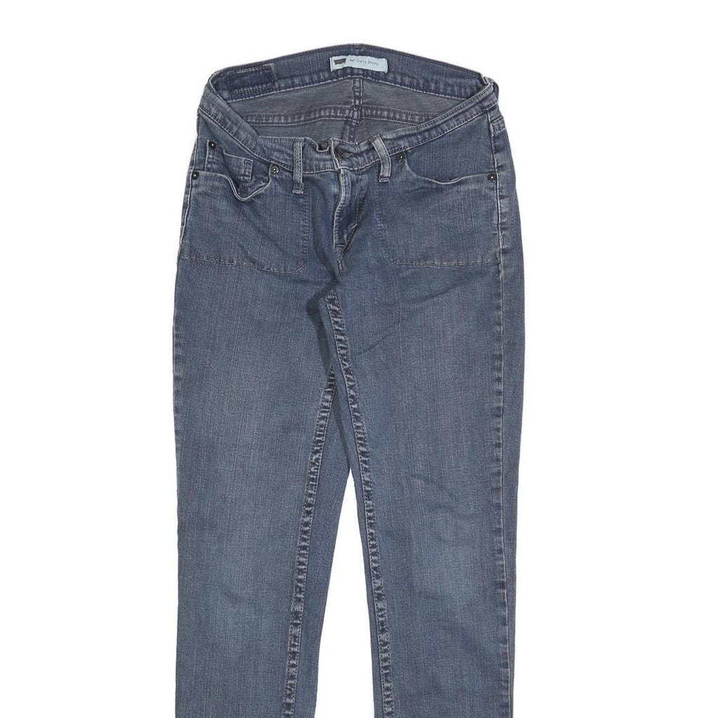 LEVI'S 528 Womens Jeans Blue Regular Straight Denim Medium W28 L32 Classic Fit