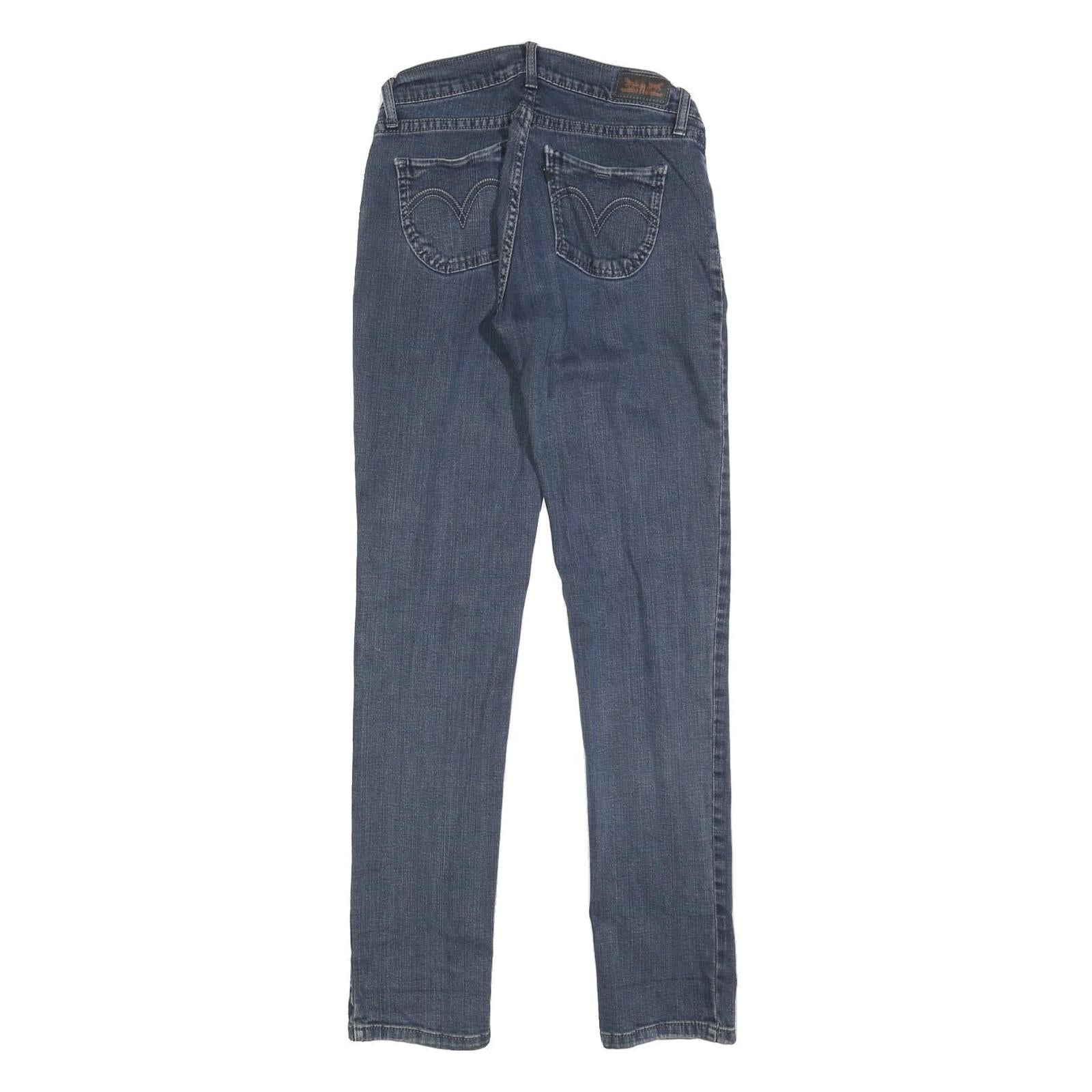 LEVI'S 528 Womens Jeans Blue Regular Straight Denim Medium W28 L32 Classic Fit