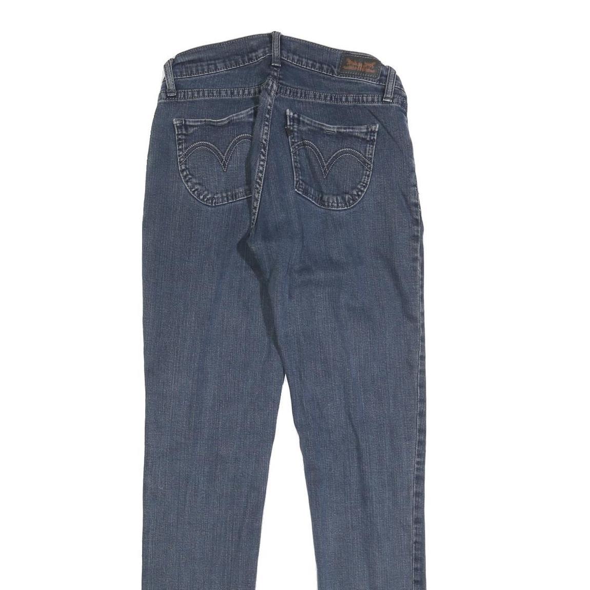 LEVI'S 528 Womens Jeans Blue Regular Straight Denim Medium W28 L32 Classic Fit