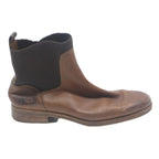 TIMBERLAND Womens Chelsea Boots Leather Brown UK 6 Classic Elastic Panel Ankle