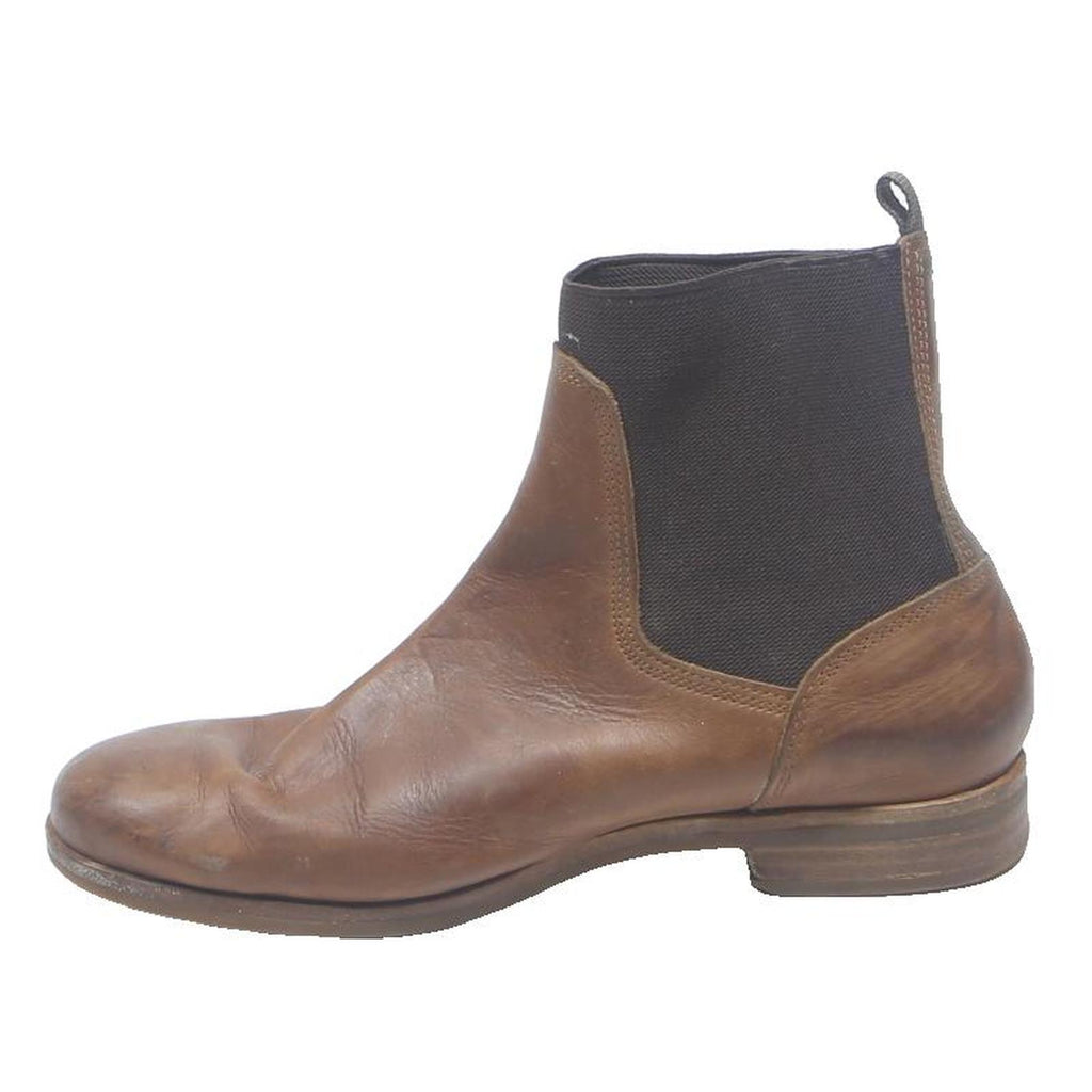 TIMBERLAND Womens Chelsea Boots Leather Brown UK 6 Classic Elastic Panel Ankle