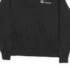 CHAMPION Mens Black Powerhouse Visual Effects Logo Crew Neck M Cotton Sweatshirt