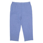 Womens Sweatpants Blue Straight XL W36 L26