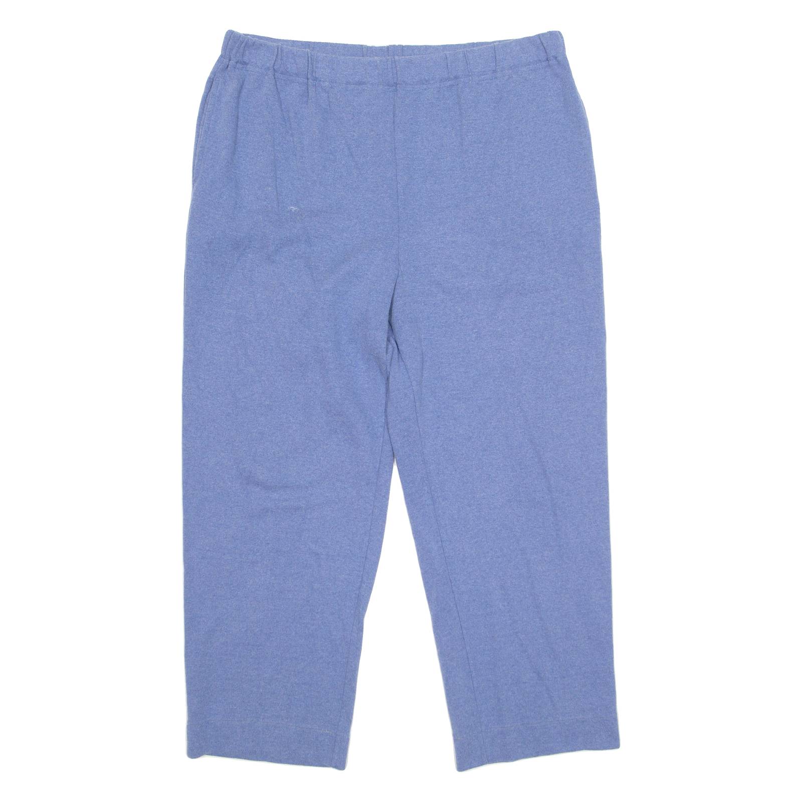 Womens Sweatpants Blue Straight XL W36 L26