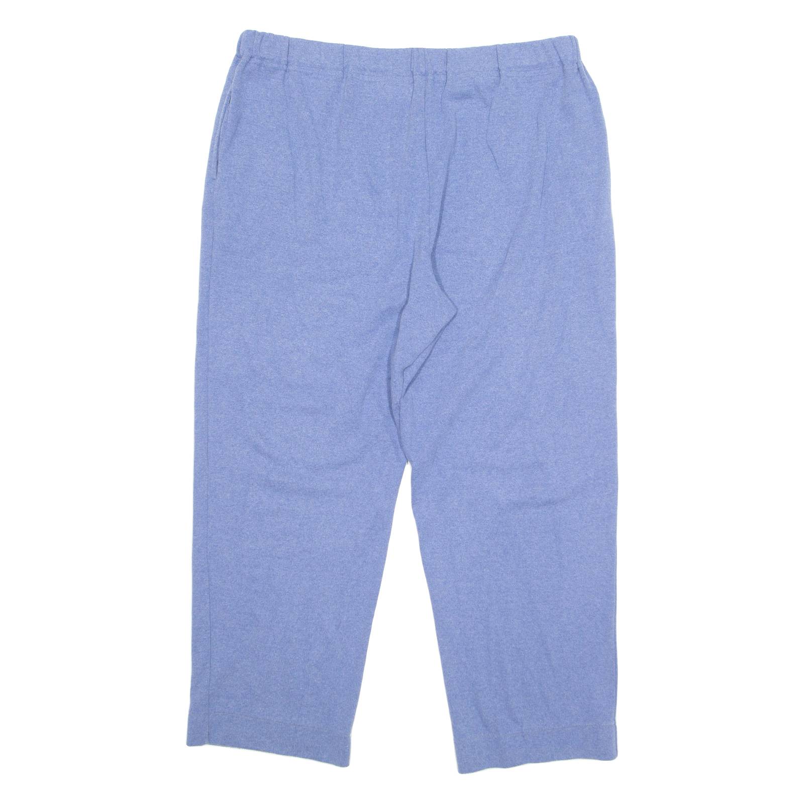 Womens Sweatpants Blue Straight XL W36 L26