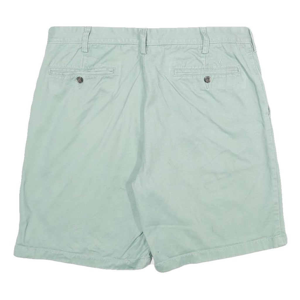 NAUTICA Mens Shorts Light Green Casual Cotton L W36 Summer Wear Comfortable