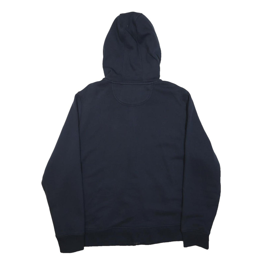 CARHARTT Mens Navy Blue Hoodie Zip Up 2XL Madden Plumbing Embroidered