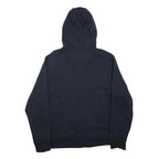 CARHARTT Mens Navy Blue Hoodie Zip Up 2XL Madden Plumbing Embroidered
