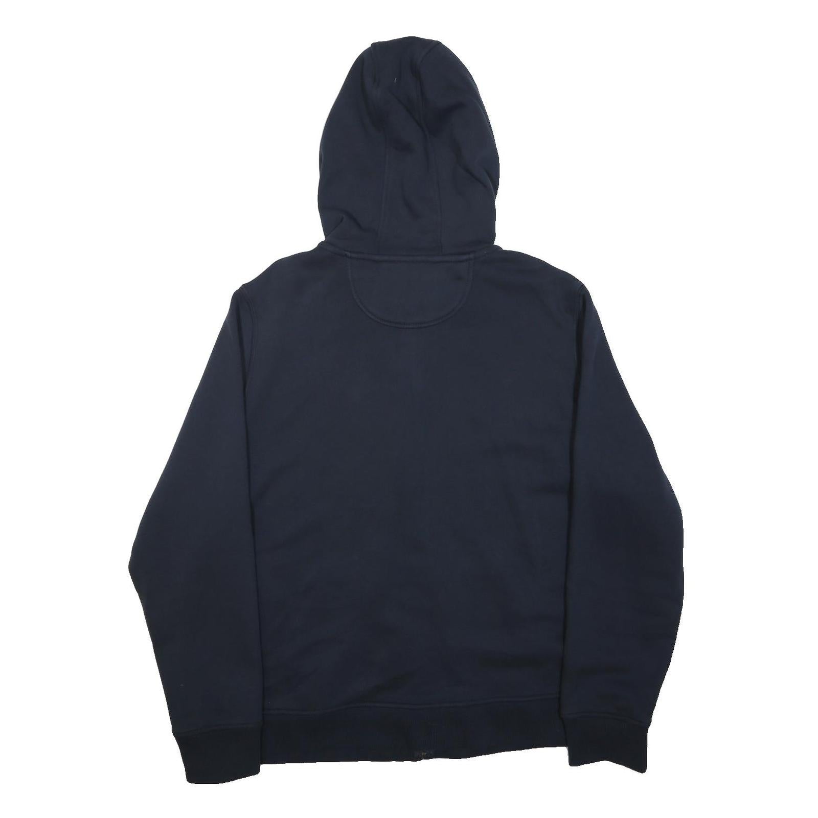 CARHARTT Mens Navy Blue Hoodie Zip Up 2XL Madden Plumbing Embroidered
