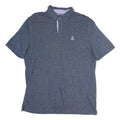 TOMMY HILFIGER Mens Blue Short Sleeve Polo Shirt XL Cotton Classic Casual