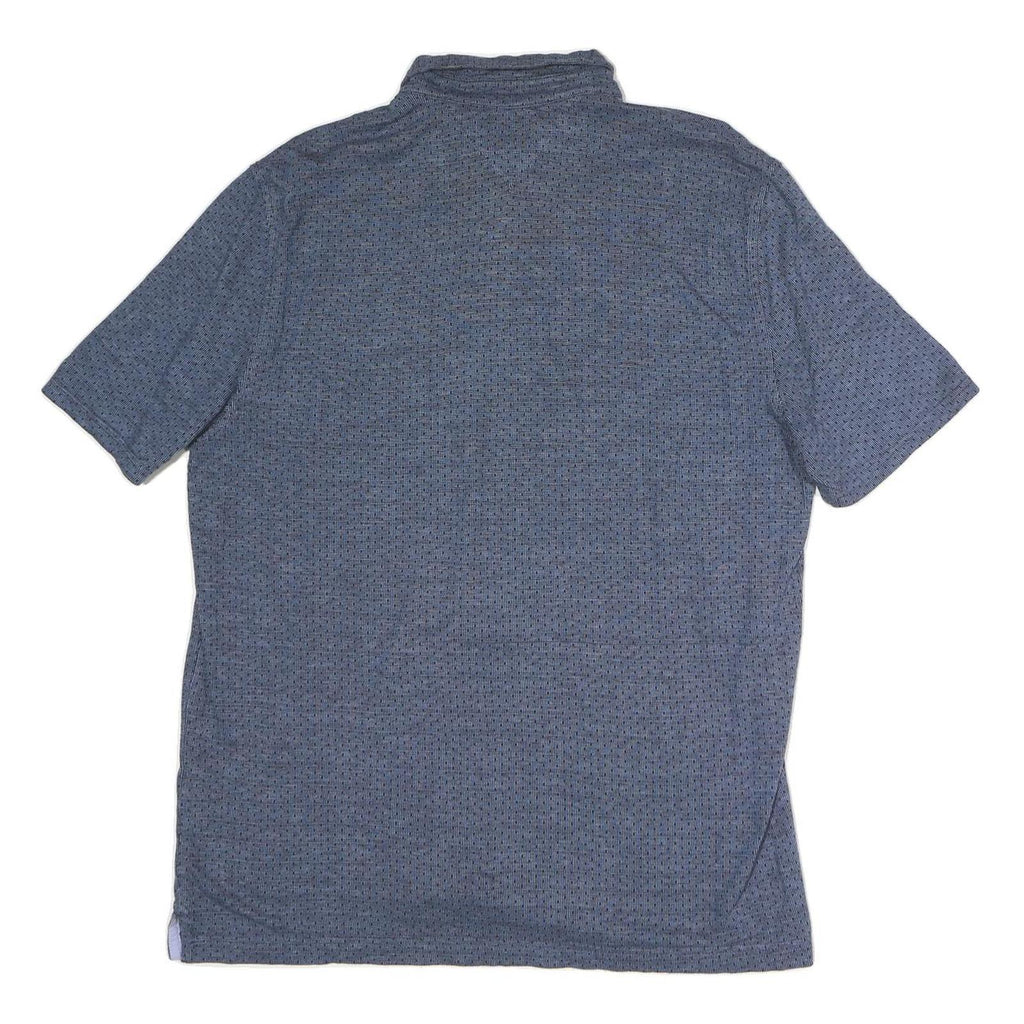 TOMMY HILFIGER Mens Blue Short Sleeve Polo Shirt XL Cotton Classic Casual