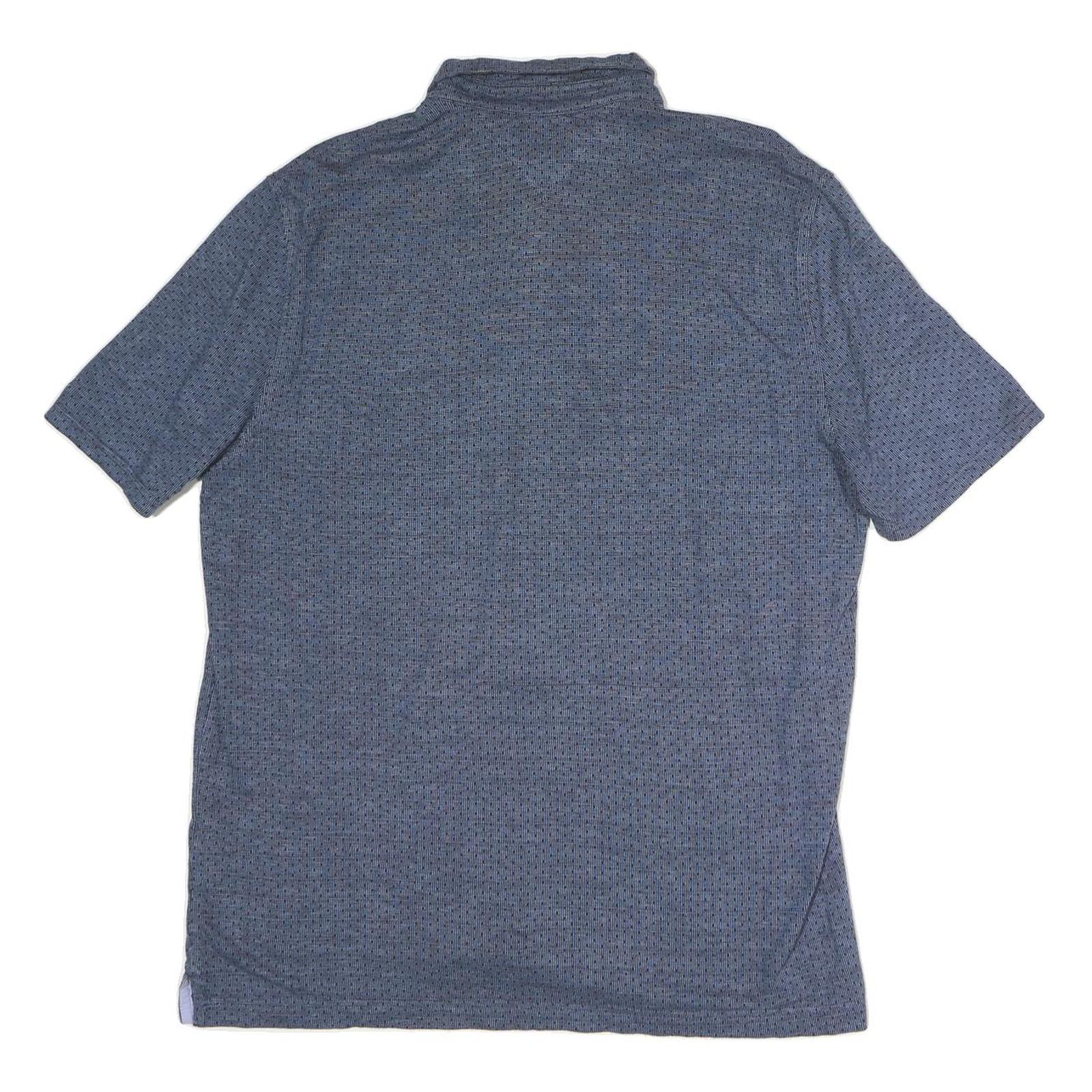 TOMMY HILFIGER Mens Blue Short Sleeve Polo Shirt XL Cotton Classic Casual