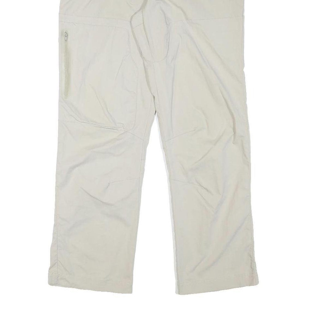 SWITCHER Mens Regular Beige Polyester Blend Zip Trousers W28 L29 Outdoor Casual